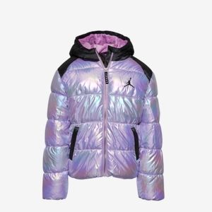 Jordan glitter shine puffer jacket